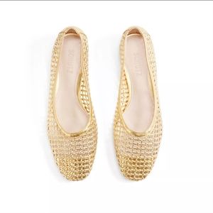 Schutz Brisey Gold Flats